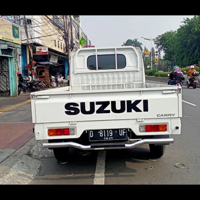 BUMPER/PENGAMAN PLANGER/INJAKAN BELAKANG MDL COR CROME CARRY NEW 2019