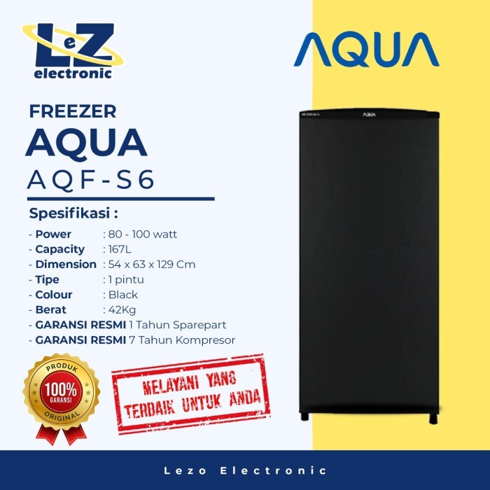 FREEZER AQUA 6 RAK AQF - S6 ES BATU FREEZER KULKAS