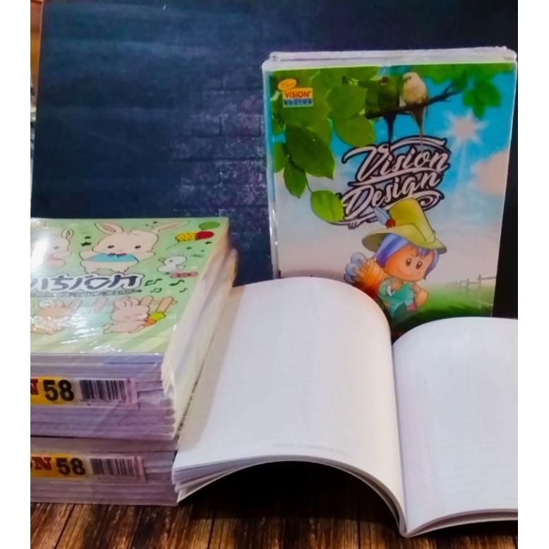 

Discount Buku Tulis Vision 58 (1 Pak Isi 10 Buku)