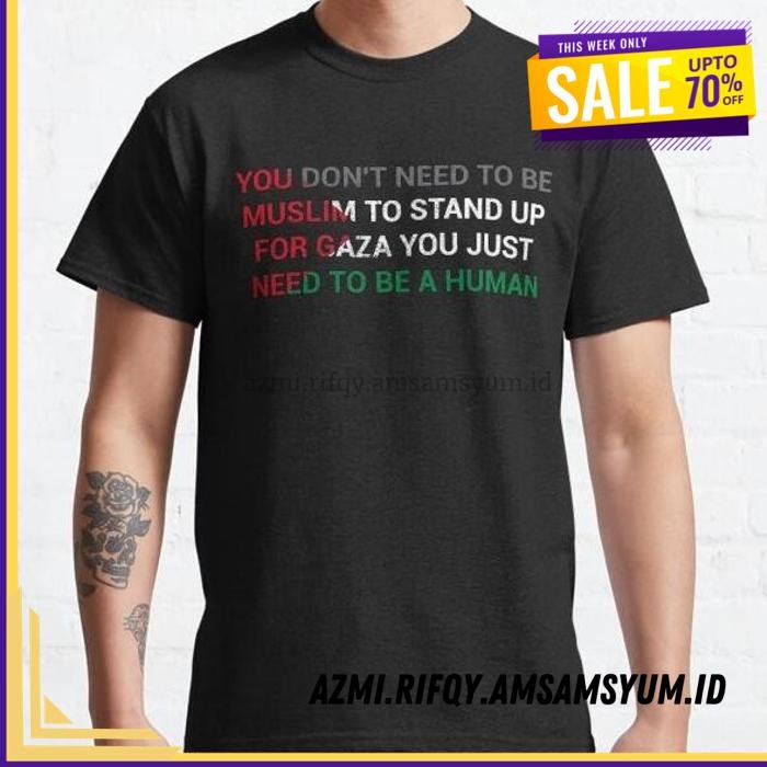 (DONE) KAOS BAJU SAVE GAZA MUSLIM ISLAM HUMAN PALESTINE PALESTINA INDONESIA      HOT DEAL 