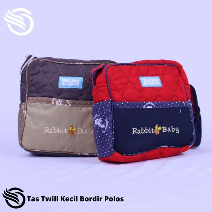 TERLENGKAP Tas Bayi Multifungi - Bayi Murah Perlengkapan Moms Gift Bordir Rabbit