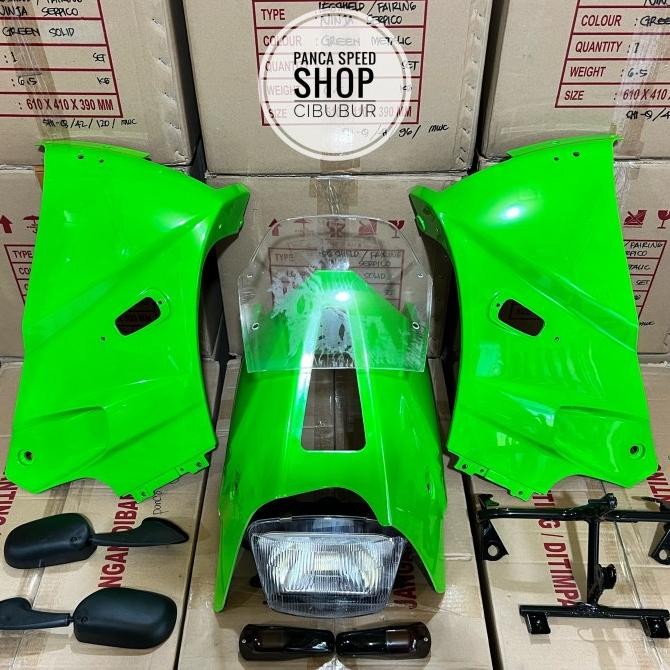 FERING/ FAIRING NINJA SSR PLASTIK BAHAN ABS FULL SET 8 BAGIAN