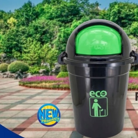 TEMPAT SAMPAH 80 L / TEMPAT SAMPAH ECO 80 LITER ATARI 9874 / TEMPAT SAMPAH BULAT 80 LITER / TEMPAT
