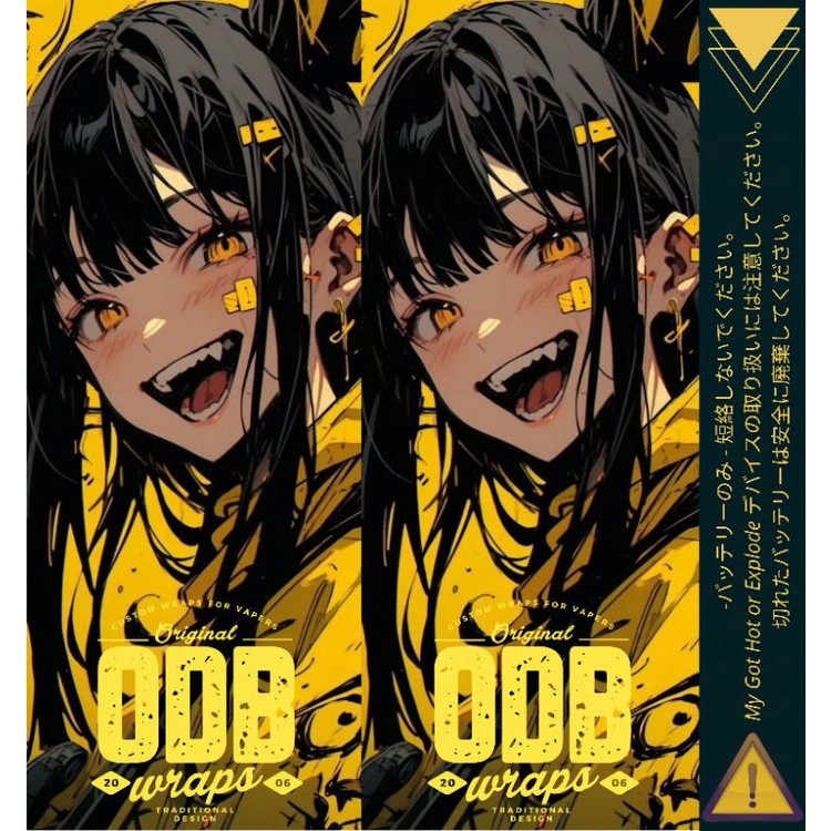 

*Premium Quality* Stiker Wrap Baterai 18650 Odb X Waifu Volume 5 Colour 10 Garskin Custom Stiker Maxdecal Bkn Case COD