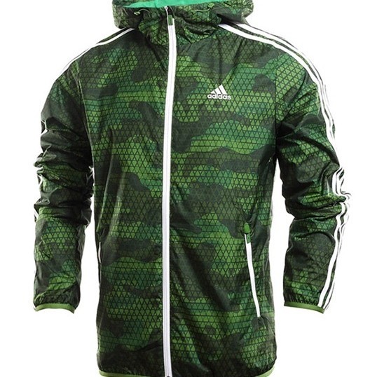 ADIDAS CLIMASTORM CAMO CAGOULE WINDBREAKER HOODIE JACKET ORIGINAL