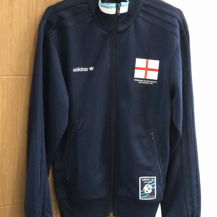 ADIDAS ORIGINALS ENGLAND EURO 1996 TRACKTOP VINTAGE RETRO JACKET SIZE XS