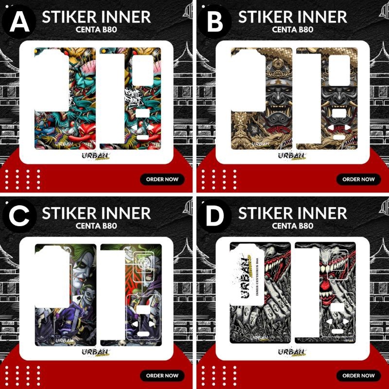 

*Premium Quality* Urban Stiker C B80 Dekorasi Detail S Dalam By District G10 Garskin Custom Stiker Maxdecal Bkn Case COD