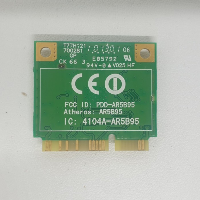 WIFI CARD ATHEROS AR5B95 HALF MINI PCI-E CARD