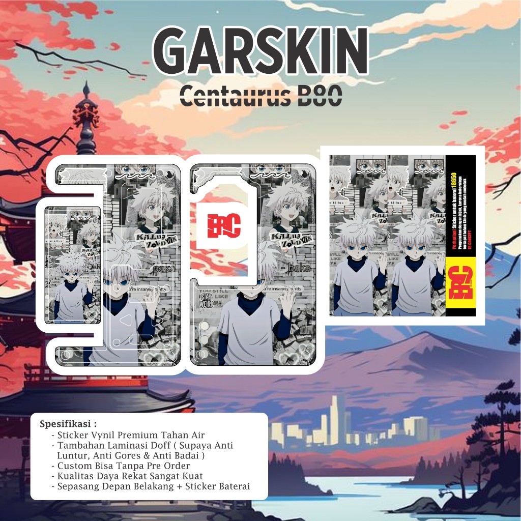 

*Premium Quality* E2r Creative Jual Sicentaurus B80 15 Garskin Custom Stiker Maxdecal Bkn Case COD