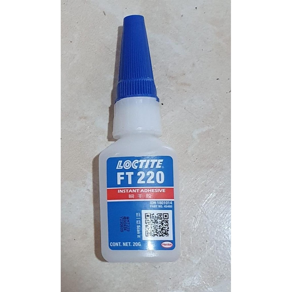 Terbaru LOCTITE FT 220 20G ORIGINAL Cyanoacrylate Lem Sepatu Superglue