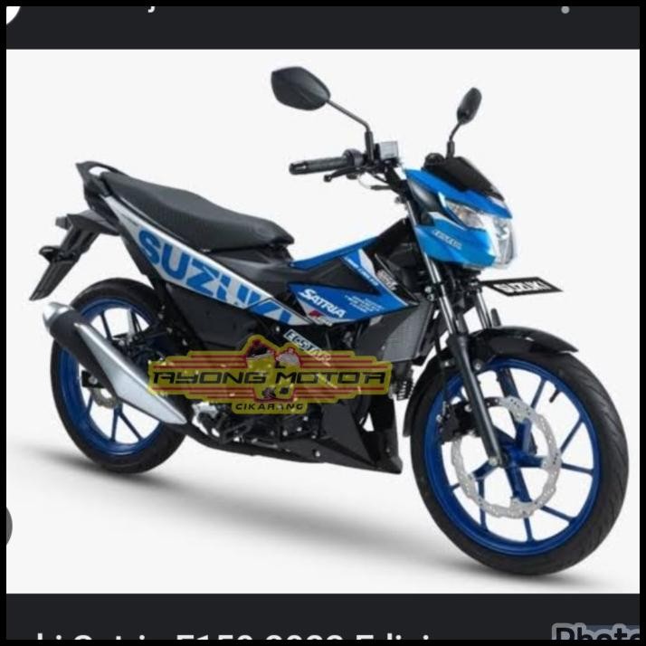 HOT DEAL STRIPING SUZUKI SATRIA FU FI 2022/2023 SILVER BIRU ORIGINAL 