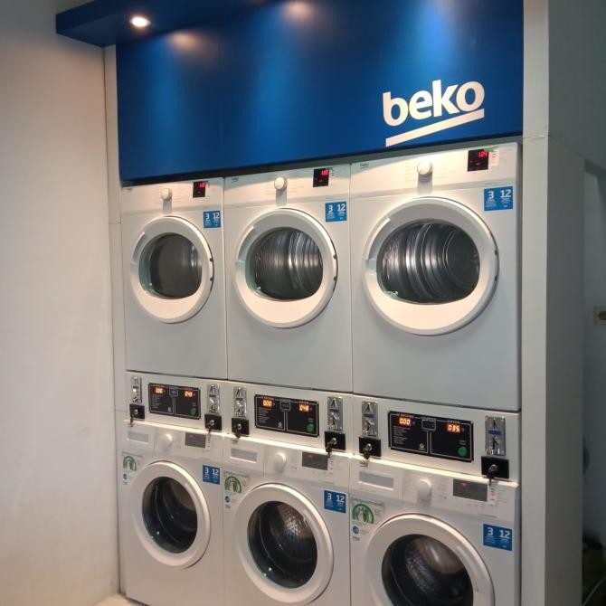 TERLARIS - Mesin laundry koin BEKO