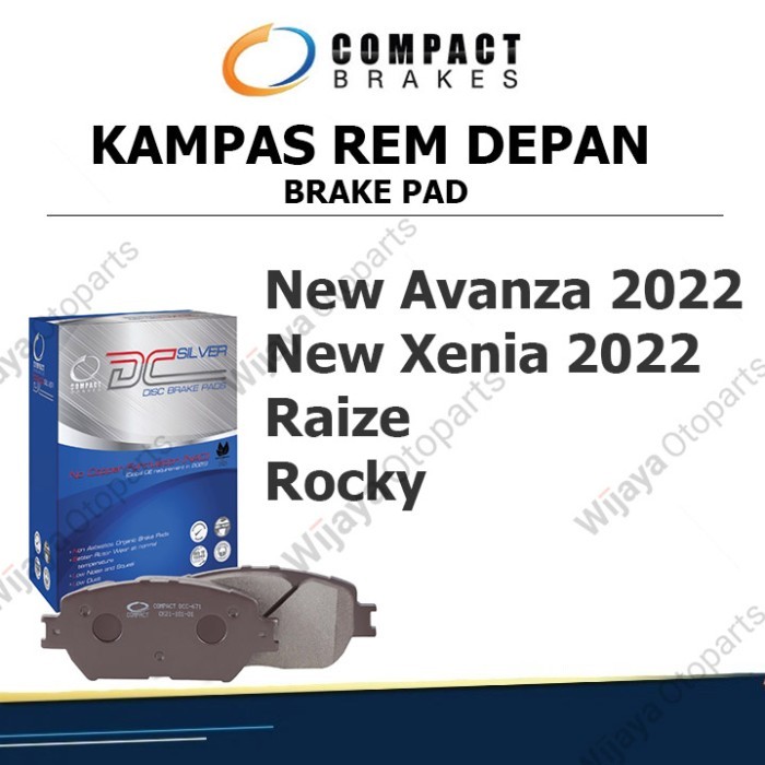 Gapake Lama- Kampas Rem Depan Brake Pad New Avanza Xenia 2022 / Raize Rocky Compact