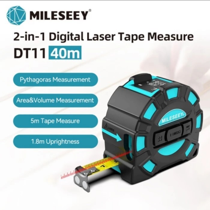 MiLESEEY DT11 Pengukur Laser Jarak 40m