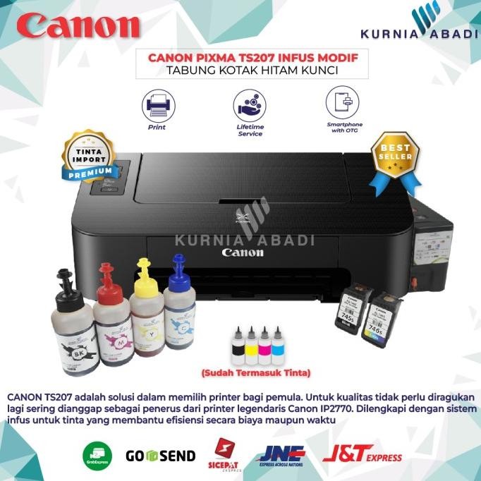 Printer Canon Ip 2770 Ip2770 Inkjet + Infus Tabung Wandahamidun