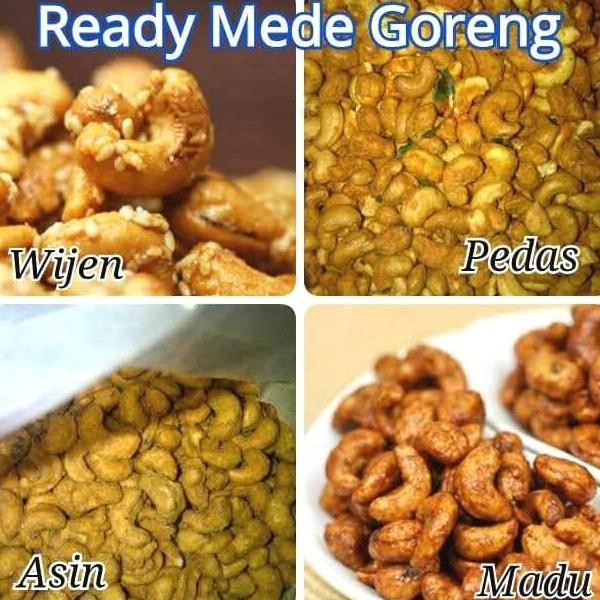 

Mede Goreng 1Kg - Kacang Monyet Madu / Pedas / Wijen / Krispi Tepung