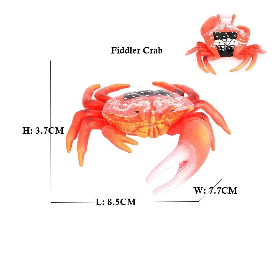 Marine toy animals King Crab Figurine Hermit Crabs Sealife Animal Figurines Action Figure Novel Chil