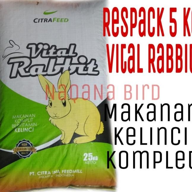 Makanan Kelinci Vita Rabbit Kemasan 5 Kg