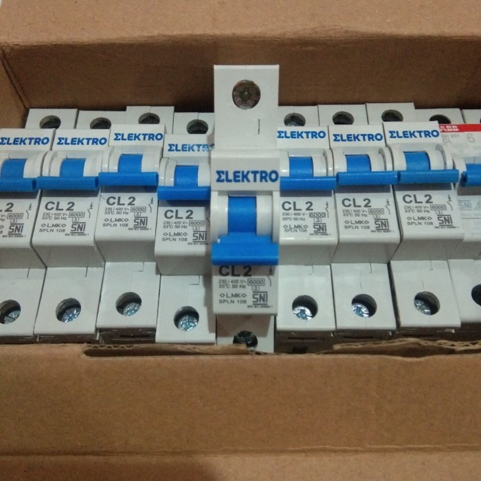 Cekout Langsung- Mcb Pln Merk Elektro 2A Modifikasi