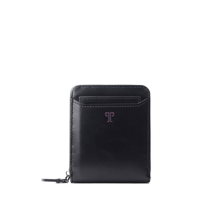 TERLARIS Dompet Pria Wanita Troy Classic Avero Horo Bahan Kulit - Horo Hitam