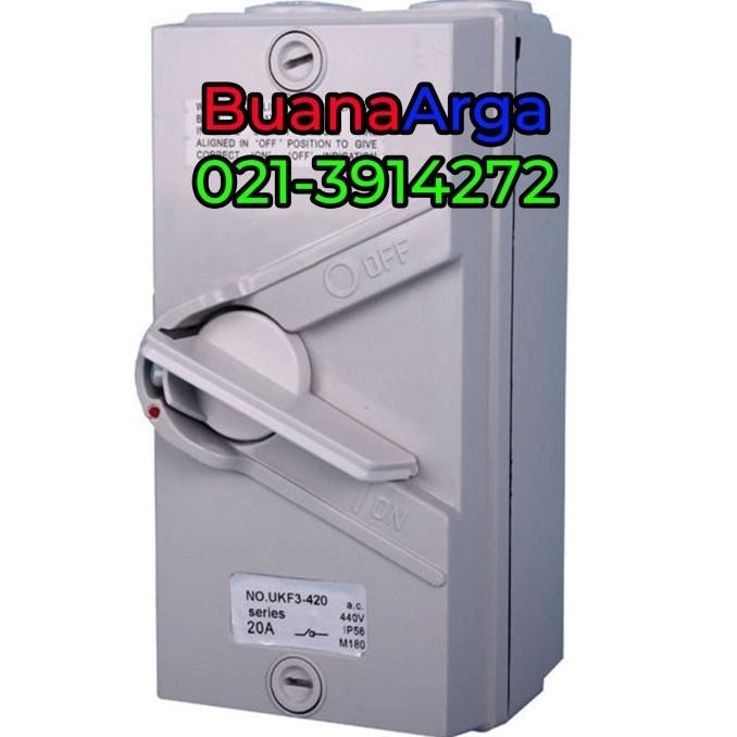 

Weather Protection Isolation Switch Type UKF125 | 25 A | 2 ( 1 phase )