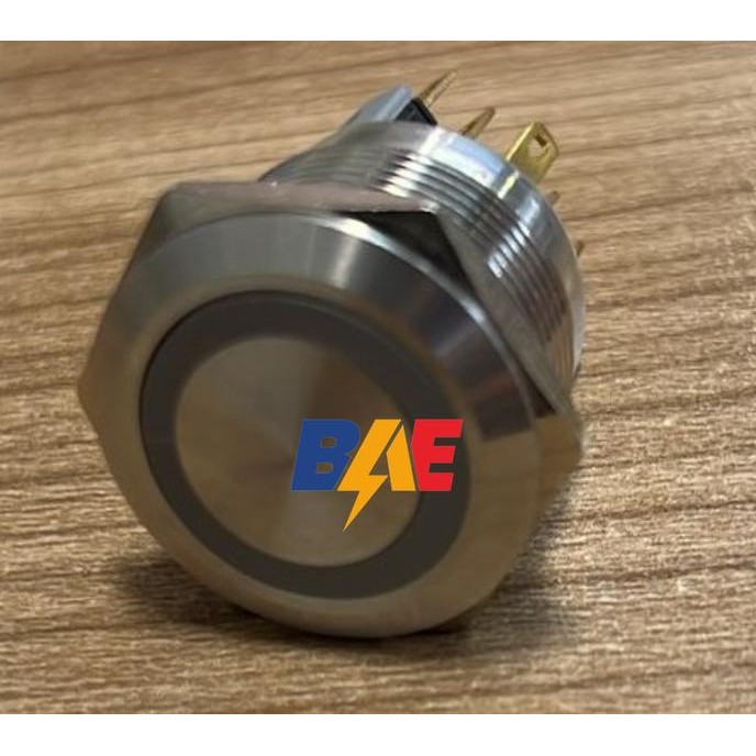 

Metal Push Button MP022S/F11z | IP65 |LED | Contact 1NO 1NC/ Dia 22mm