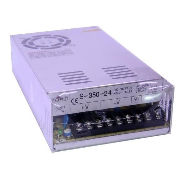 

Power Supply FORT Single Output 24 Vdc 14,6A Type S-350-24