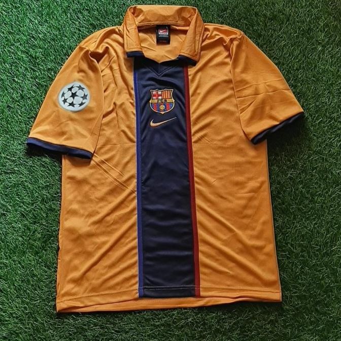 JERSEY RETRO BARCELONA AWAY UCL 2001-2022