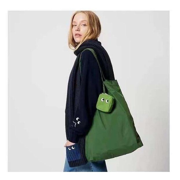 UNIQLO X ANYA HINDMARCH 100% POLYESTER SHOULDER BAG WAIST SLING BAG TAS BAHU SELEMPANG WANITA PEREMP