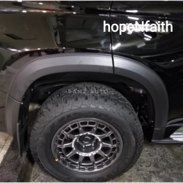 OVER FENDER PAJERO 2021 IMPORT PLASTIK/OVER FENDER PAJERO SPORT 2021 TERBARU