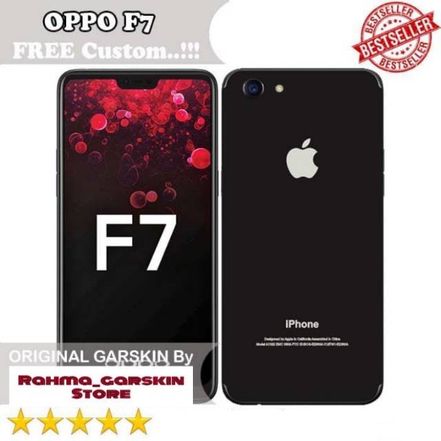 

BestSelling - Oppo F7 Garskin Wrap Stiker Premium (FreeCustomOrder)
