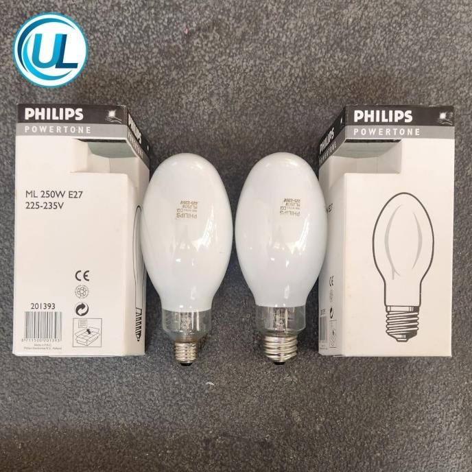 TERBARU - ML 250 Watt Philips / Lamph Mercury ML 250W 220V Philips