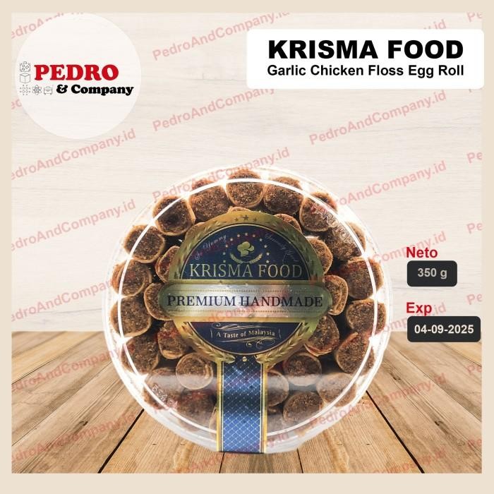 

Krisma Food Premium Rendang Beef Floss Egg Roll 350 Gram Abon Sapi