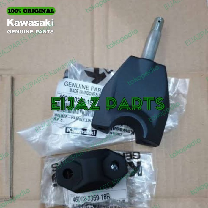 raiser stang klx 150 bf original kawasaki - hitam