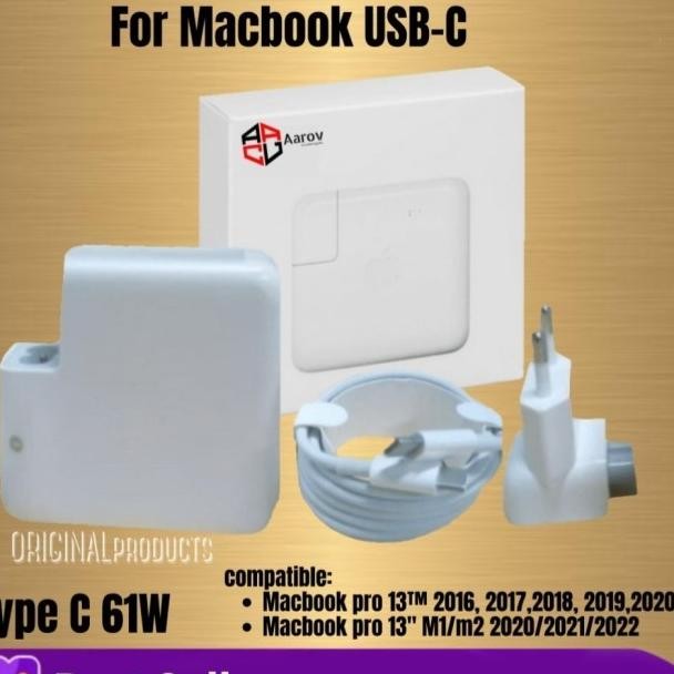Charger Adapter New Pro Retina 13 Inch 2017 2018 61W