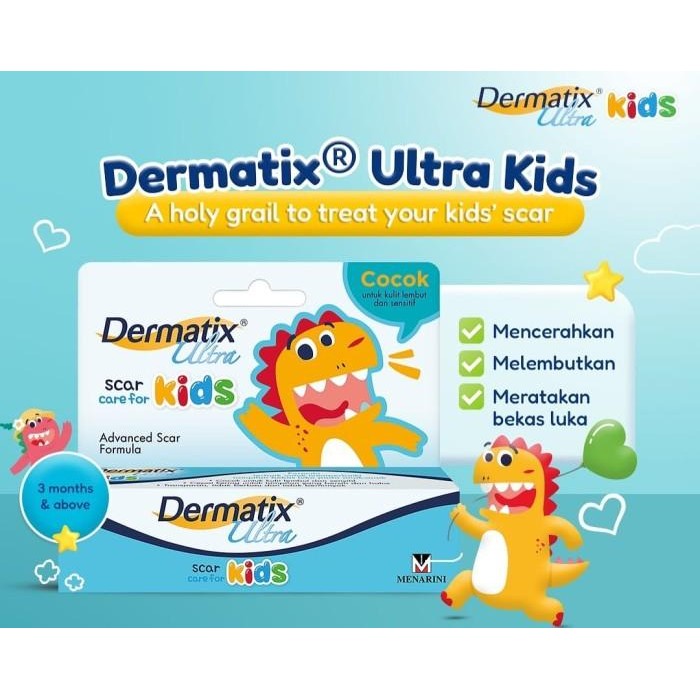 Dermatix Ultra Scar Care For Kids 9 Gr Gel Advanced ( Bpom ) | Formula Perawatan Dan Memudarkan Beka
