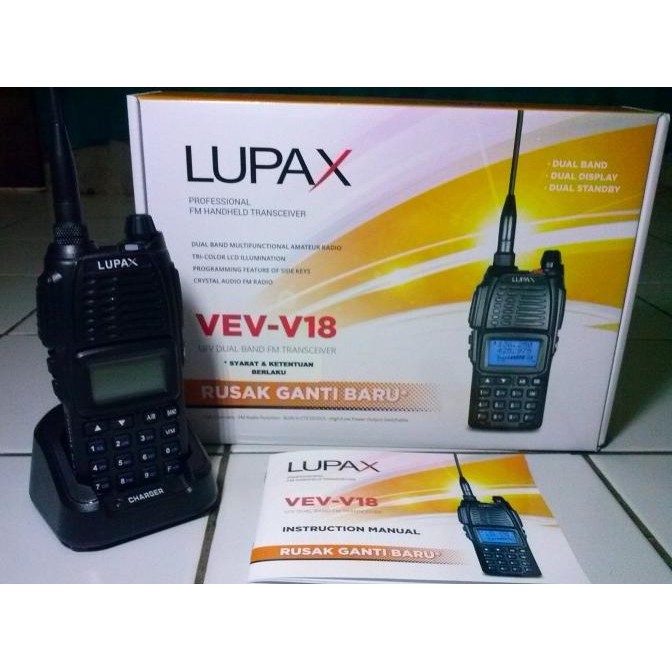 HT LUPAX VEV-V18 DUAL BAND TERBARU