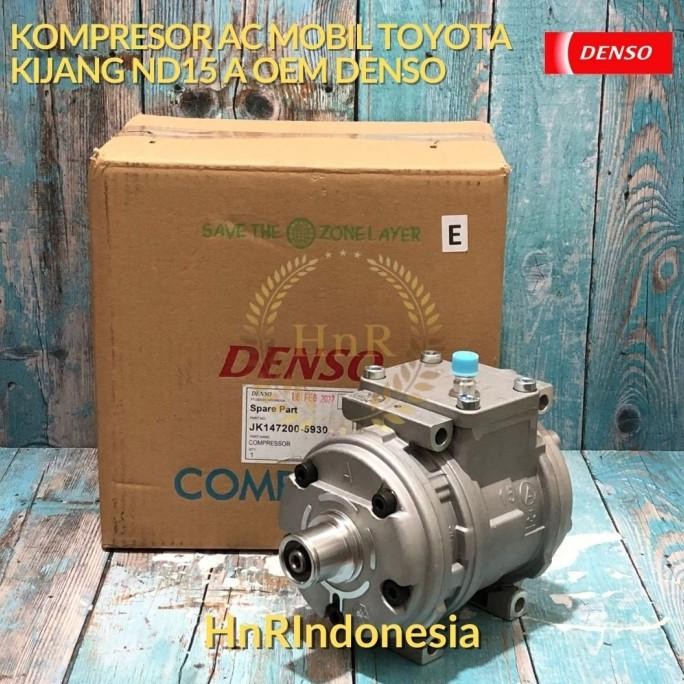 { Kompresor Compresor Ac Mobil Toyota Kijang Kapsul Bensin Denso 15A }