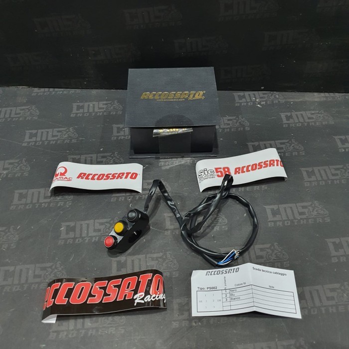 TERMURAH - Button Switch Panel Saklar Accossato 3 Tombol