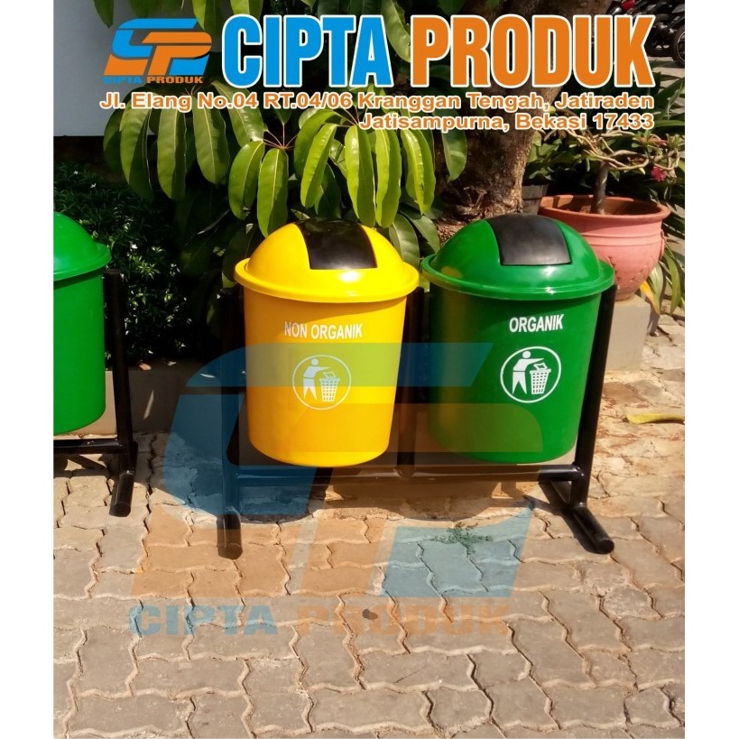 tong sampah organik dan non organik