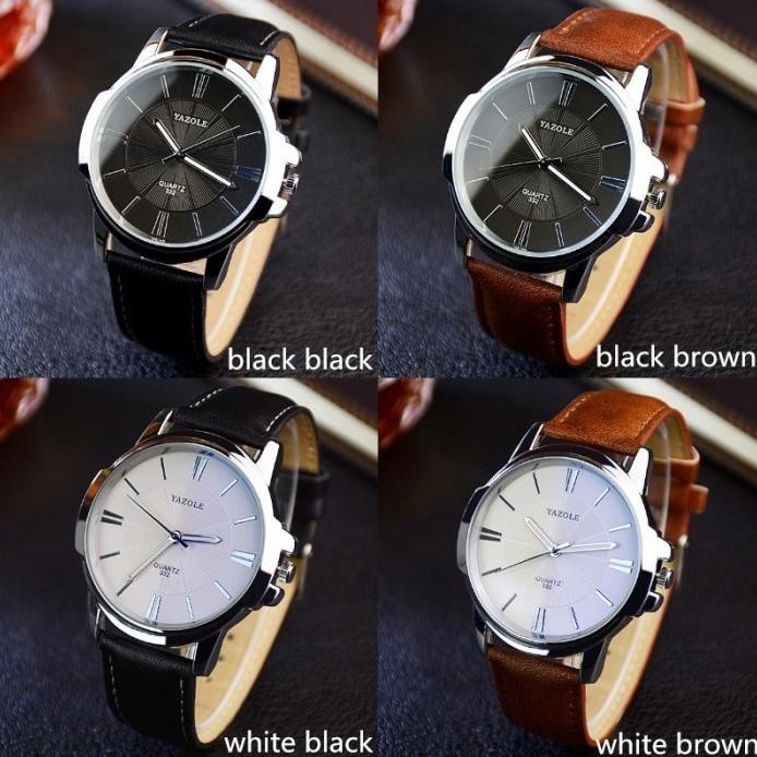 YAZOLE MURAH 332 / SIMPLE CASUAL JAM TANGAN PRIA / SIMPLE CASUAL