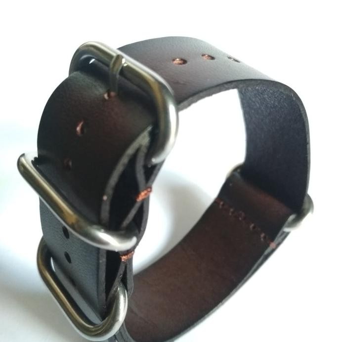 STRAP TALI KULIT JAM TANGAN NATO ZULU LEATHER LIMITED EDITION RING 5