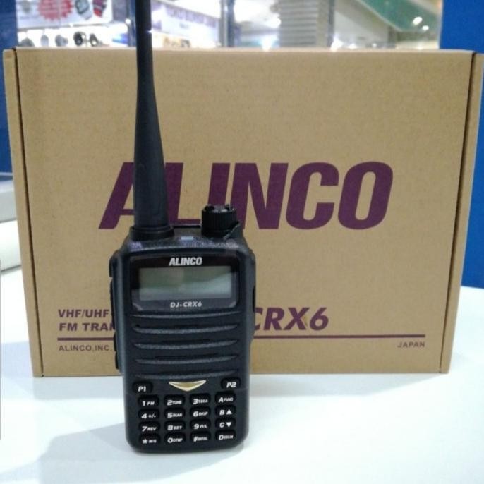 HT ALINCO DJ CRX-6 DUALBAND VHF/UHF 350MHZ ORI ALINCO DJ-CRX6 CRX 6