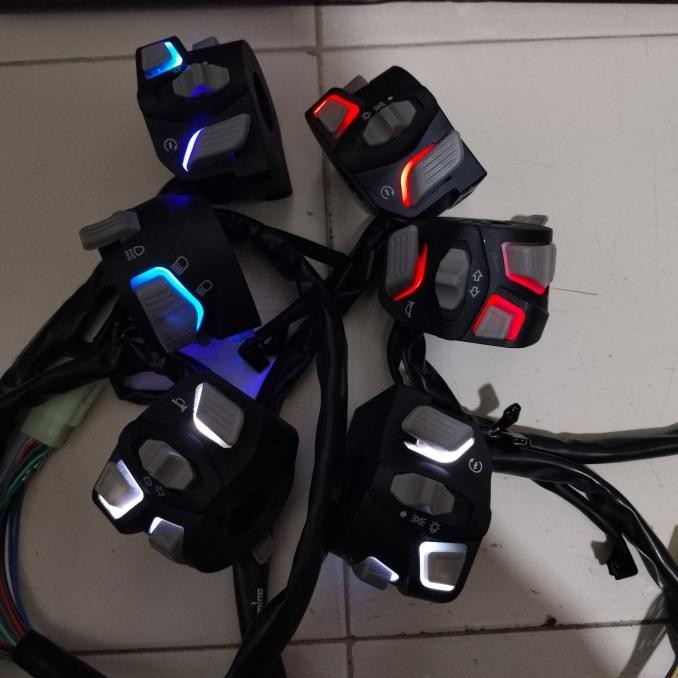 sale saklar motor lampu led vario nmax pcx holder stang lampu led