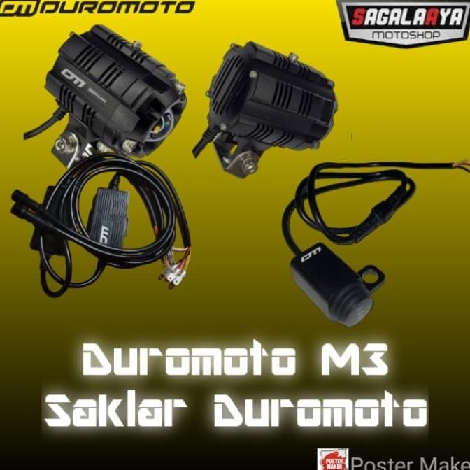 Original Paket Lampu Duromoto M3 Saklar Original Duromoto