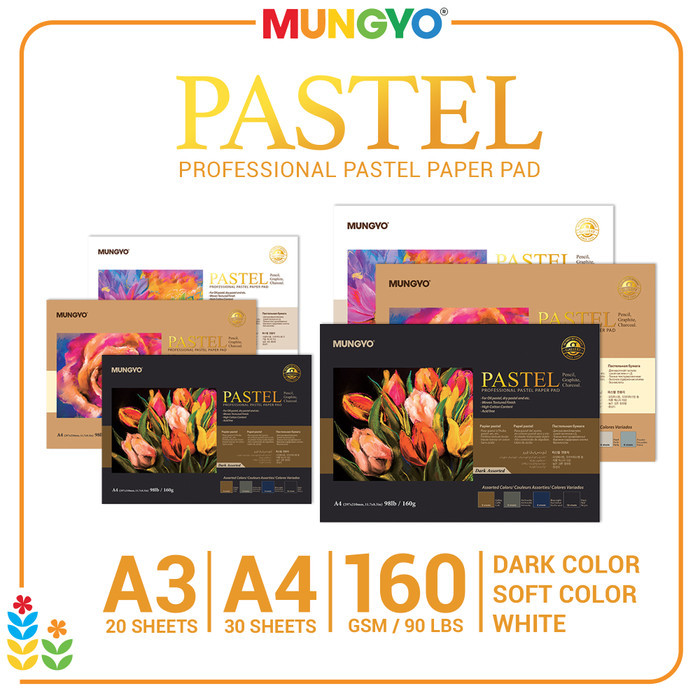 

Mungyo Pastel Paper Pad Set Kertas Drawing Coloring