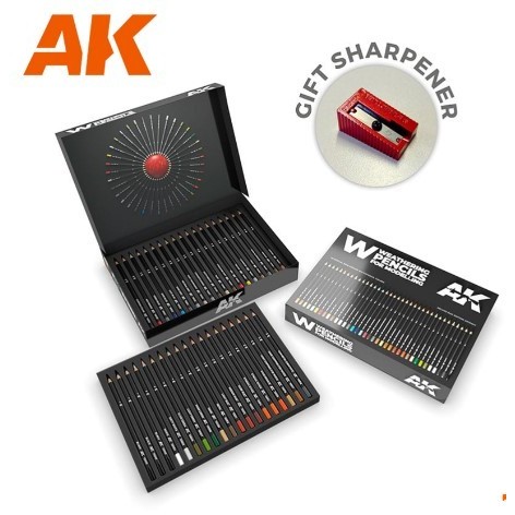 

WEATHERING PENCILS DELUXE EDITION BOX AK10047 - AK pencil model kit