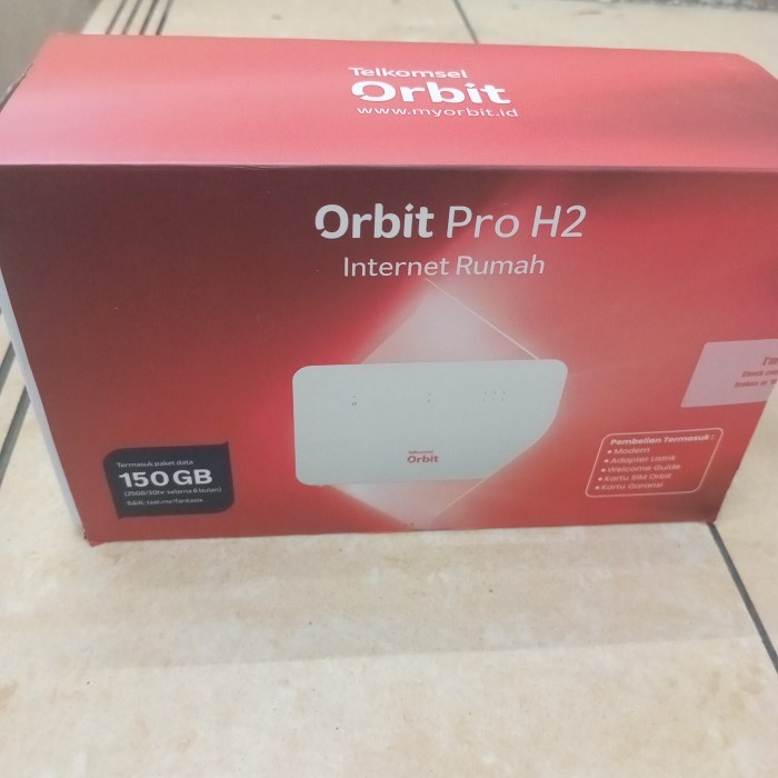 Home router Orbit Pro H2. internet rumah +150gb data telkomsel