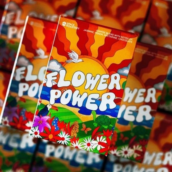 

Flower Power Espresso Blend Specialty Coffee Biji Kopi Space Roastery