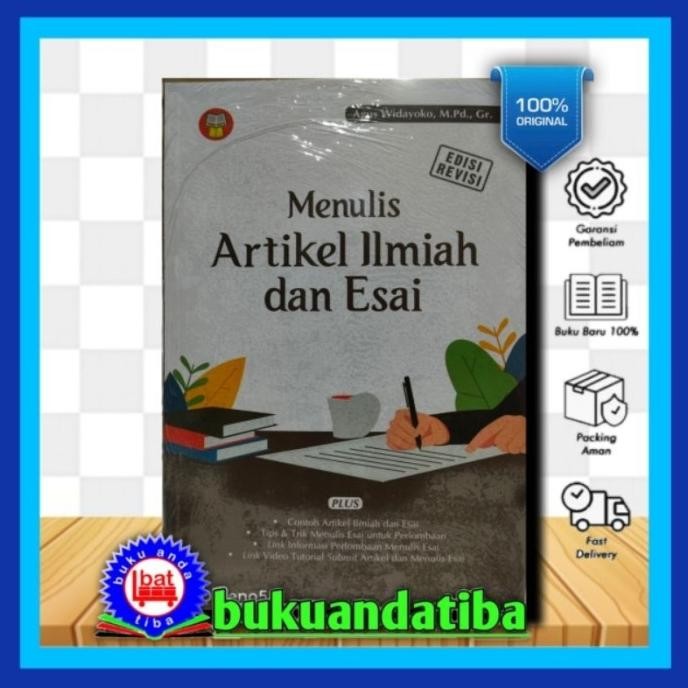 

Sale! BUKU MENULIS ARTIKEL ILMIAH DAN ESAI - Agus Widayoko